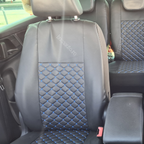 Huse Auto Dedicate VW Touran Elegance – Piele Ecologică Premium | 5 Locuri