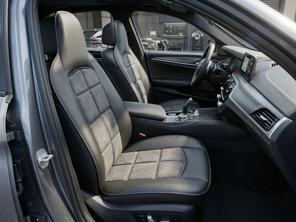 Set 2 Huse Spătar Auto – Alcantara & Piele Ecologică