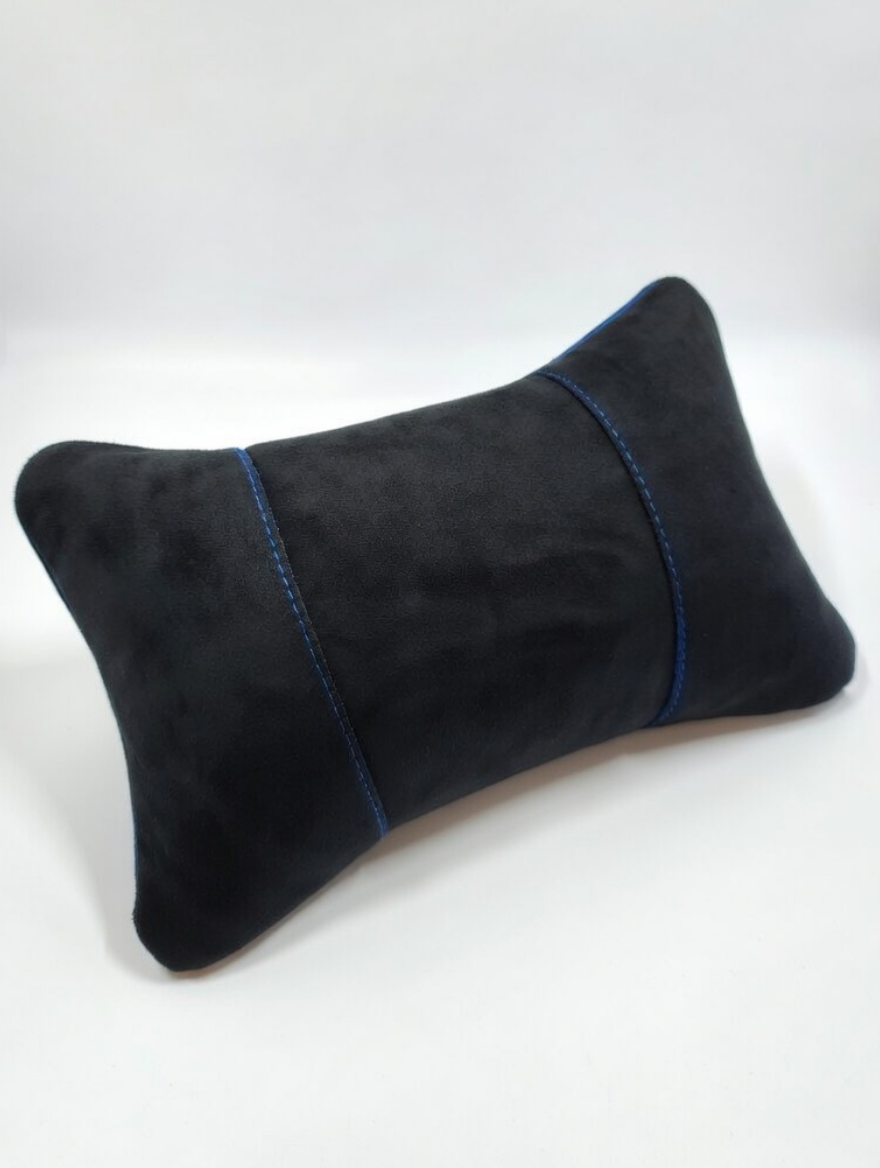 Set 2 Perne Tetieră Auto Alcantara Premium | Suport Cervical